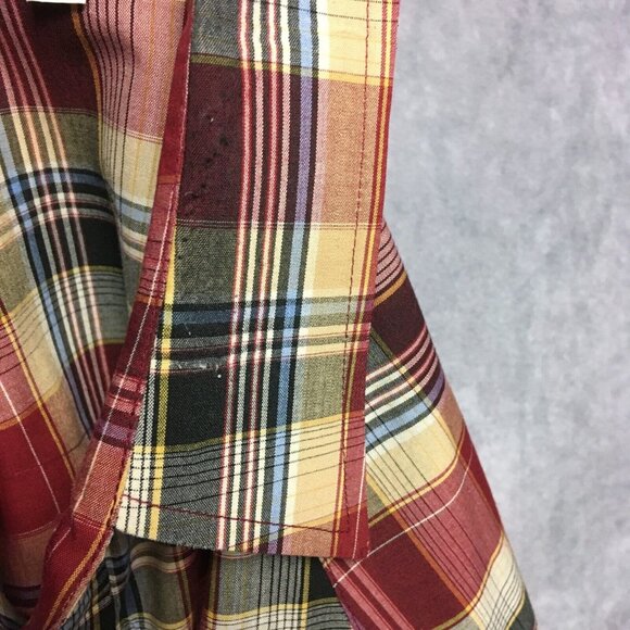 Plains Mens Western Pearl Snap Shirt size 2XL Long Sleeve Button Up BIG MAN - Picture 6 of 11